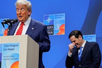 Marco Rubio estalla en carcajadas al escuchar cómo Rutt llama «Papá» a Trump en la cumbre de la OTAN