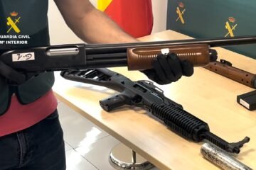 Cae un grupo en Murcia que vendía a armas a narcos para defender las plantaciones de marihuana