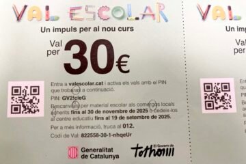La Generalitat de Cataluña se excusa por los errores ortográficos en el texto de los vales escolares