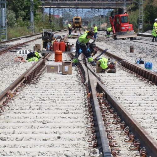Las obras del tren lanzadera al aeropuerto de Barcelona terminarán a final de 2025