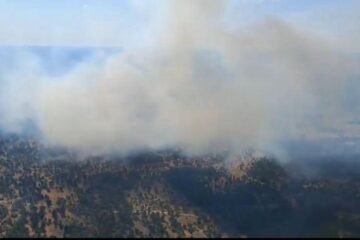 Un incendio en Cuéllar amenaza más de 30 hectáreas de bosque: declarado nivel 1 de peligrosidad