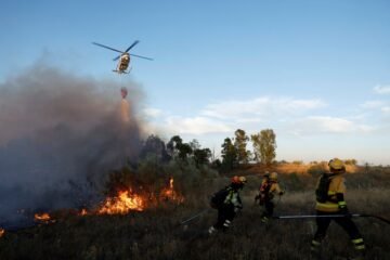 El incendio de Méntrida (Toledo) que afecta a Madrid, en fase de control tras arrasar más de 3.000 hectáreas