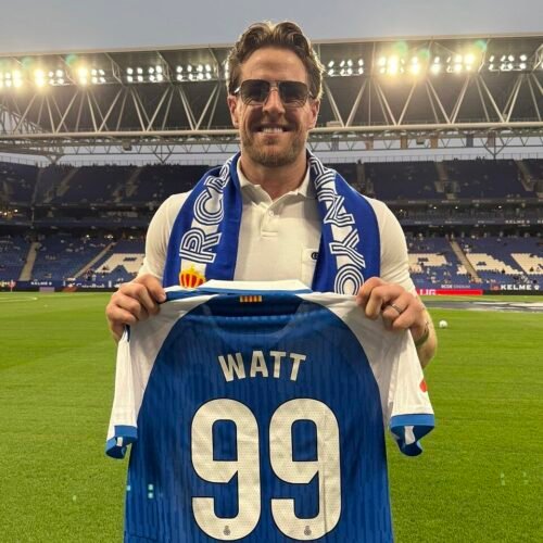 JJ Watt, la leyenda de la NFL que es el nuevo ídolo (y accionista) del Espanyol: «Habrá más cervezas en el futuro»