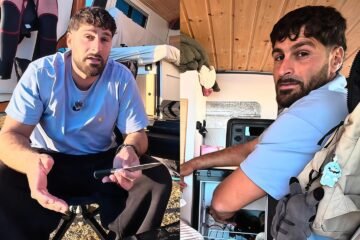 José Antonio (29), el funcionario que vive en una furgoneta: «Yo cobro una miseria, pero igual que todos ustedes»