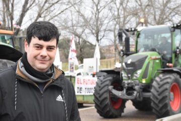 David, agricultor, cambió la obra hace 12 años por el campo: «Soy del 9% de menores de 40 años, esto refleja el futuro»