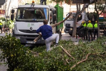Se mantiene la alerta por fuertes vientos este lunes en el litoral central y en Tarragona