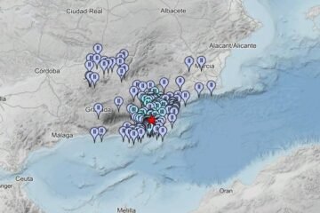 Registrado en Almería un terremoto de magnitud 4,3 con epicentro en Tabernas