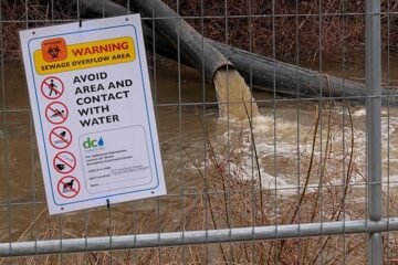 Un vertido histórico de aguas fecales en el río de Washington lleva a Trump a movilizar recursos federales