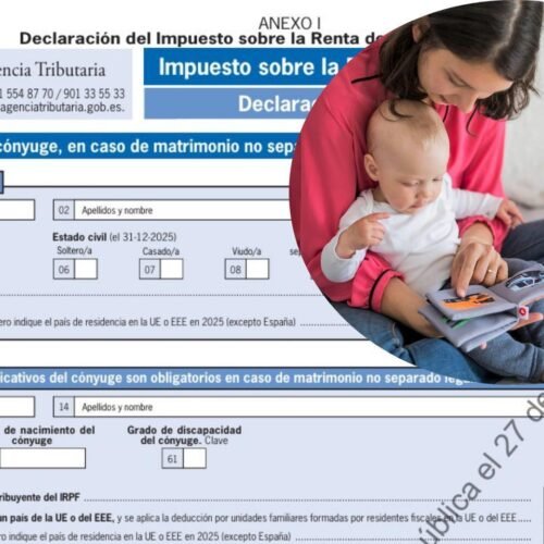 Meter a los hijos con los padres en la Renta es un error porque no siempre se puede presentar declaración conjunta