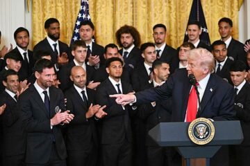 Trump proclama ante Messi la destrucción del arsenal iraní