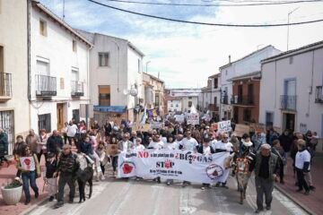 Una protesta clama en Cuenca contra las plantas de biometano: “Nuestros pueblos no son espacios vacíos”