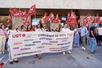 UGT convoca una huelga en el comercio textil y del calzado de Castilla y León contra el «retroceso» de derechos
