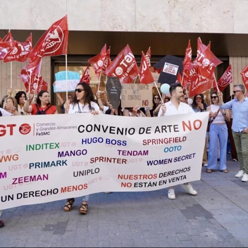 UGT convoca una huelga en el comercio textil y del calzado de Castilla y León contra el «retroceso» de derechos