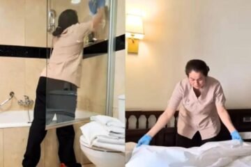 Mary es colombiana y vino a España a trabajar de camarera de piso en un hotel: “El 70% de la jornada exige esfuerzo”