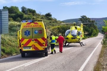 Fallece un motorista de 59 años al chocar contra un coche en una carretera de Patones (Madrid)