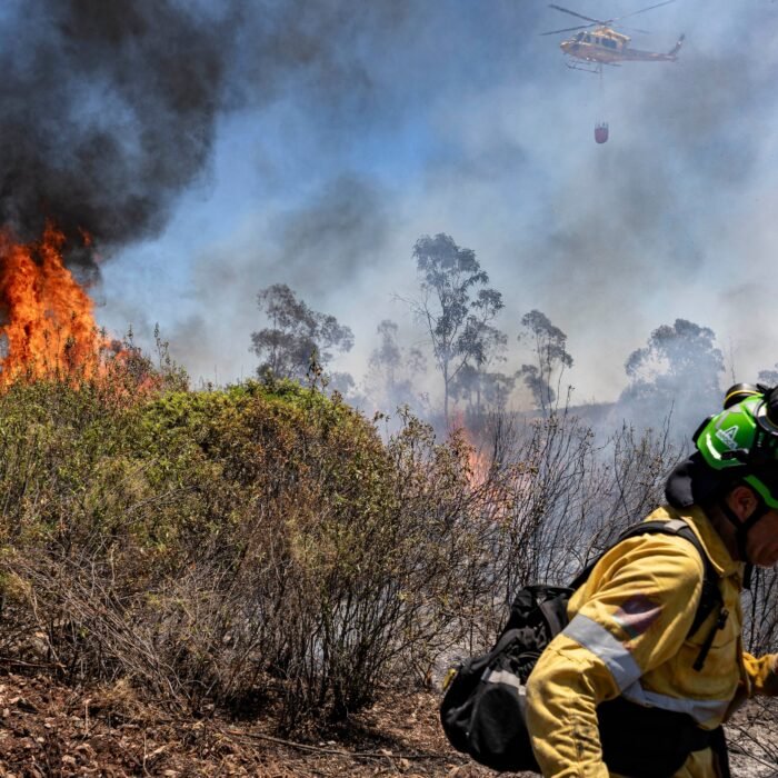 La UME se incorpora a los trabajos para sofocar el incendio de Huelva, que ha quemado más de 5.000 hectáreas