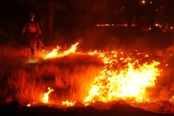 Última hora de los incendios forestales, en directo | Los trabajos en la sierra oeste de Madrid se centran en el entorno del río Cofio, uno de los puntos críticos