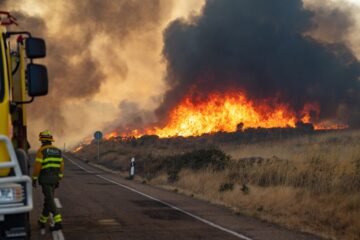 Incendios forestales del 29 de julio de 2026 | Un incendio en el parque natural Arribes del Duero (Zamora) obliga a desalojar 12 localidades