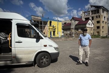 Los taxistas de la guerra de Ucrania