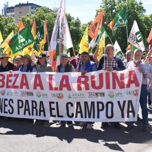 Las organizaciones agrarias mantienen las protestas ante la Junta al no aprobarse apoyos para el sector del cereal