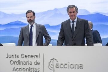 Acciona se desploma un 7% en Bolsa tras vender los Entrecanales Franco un 3% de su participación