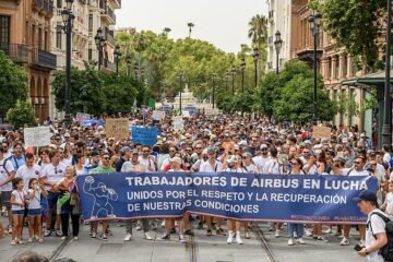 Los sindicatos plantan a Airbus y le exigen una nueva propuesta para acabar con la huelga: «Ahora la pelota está en su tejado»