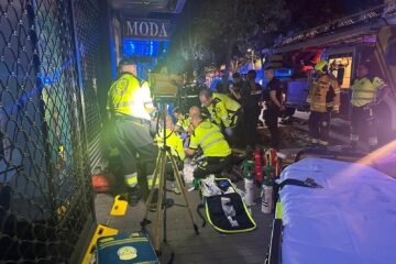 Herido un hombre en el 30% de su cuerpo en el incendio de su vivienda en Madrid