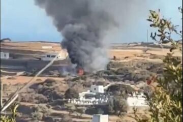 Mueren tres personas en un accidente de helicóptero en una isla griega