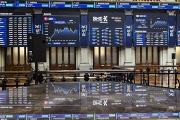 El Ibex 35 marca su cuarto máximo histórico consecutivo y se sitúa en los 20.180 puntos