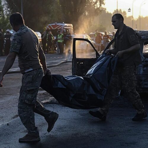 Kiev sufre otro gran bombardeo ruso en menos de dos días con al menos nueve muertos y 30 heridos, varios de ellos niños