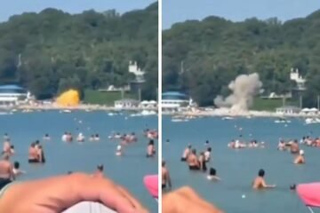 Un dron ucraniano mata a siete personas en una playa junto a un resort turístico en el Mar Negro
