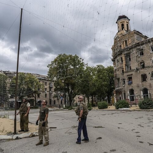 Viaje a las ruinas de Druzhkivka, donde se decide el destino de Ucrania