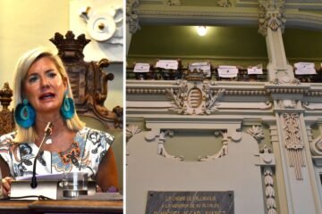 Activistas del Consejo de las Mujeres interrumpen el pleno con gritos de «fascista» y «tramposa» hacia Carvajal
