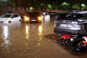 Aemet rebaja a amarillo el aviso por lluvias torrenciales en Campo de Cartagena y Mazarrón