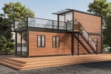 La casa prefabricada de Amazon por menos de 18.000 euros con dos pisos, terraza y estructura de acero de alta resistencia