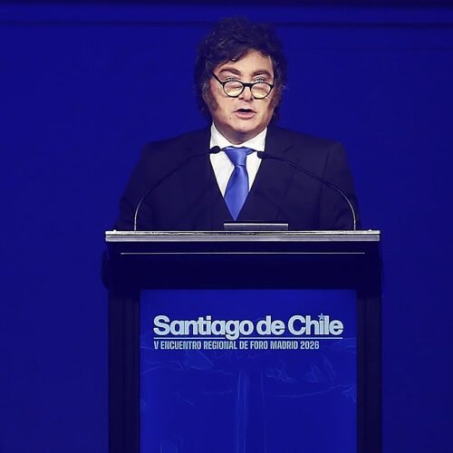 Foro Madrid: Milei arremete contra Sánchez y el progresismo, que toma los Estados como botín
