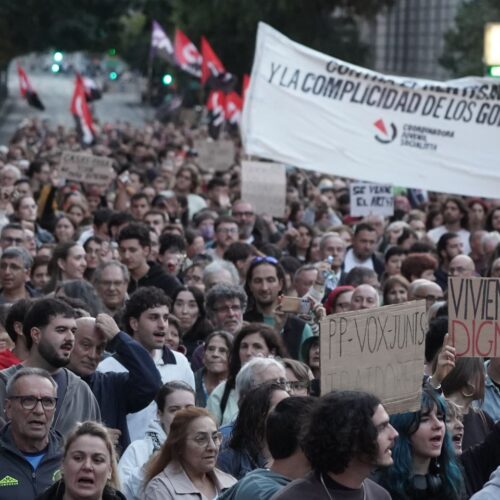 Miles de personas salen a las calles de las capitales de Castilla y León por la vivienda: «La situación es insostenible»
