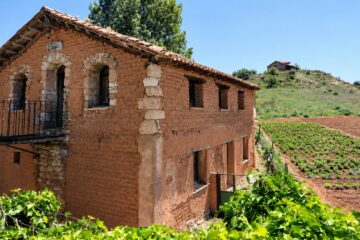 Venden un caserón con una iglesia románica del siglo XII, más de 8.000 m2 de terreno y una bodega excavada en la roca